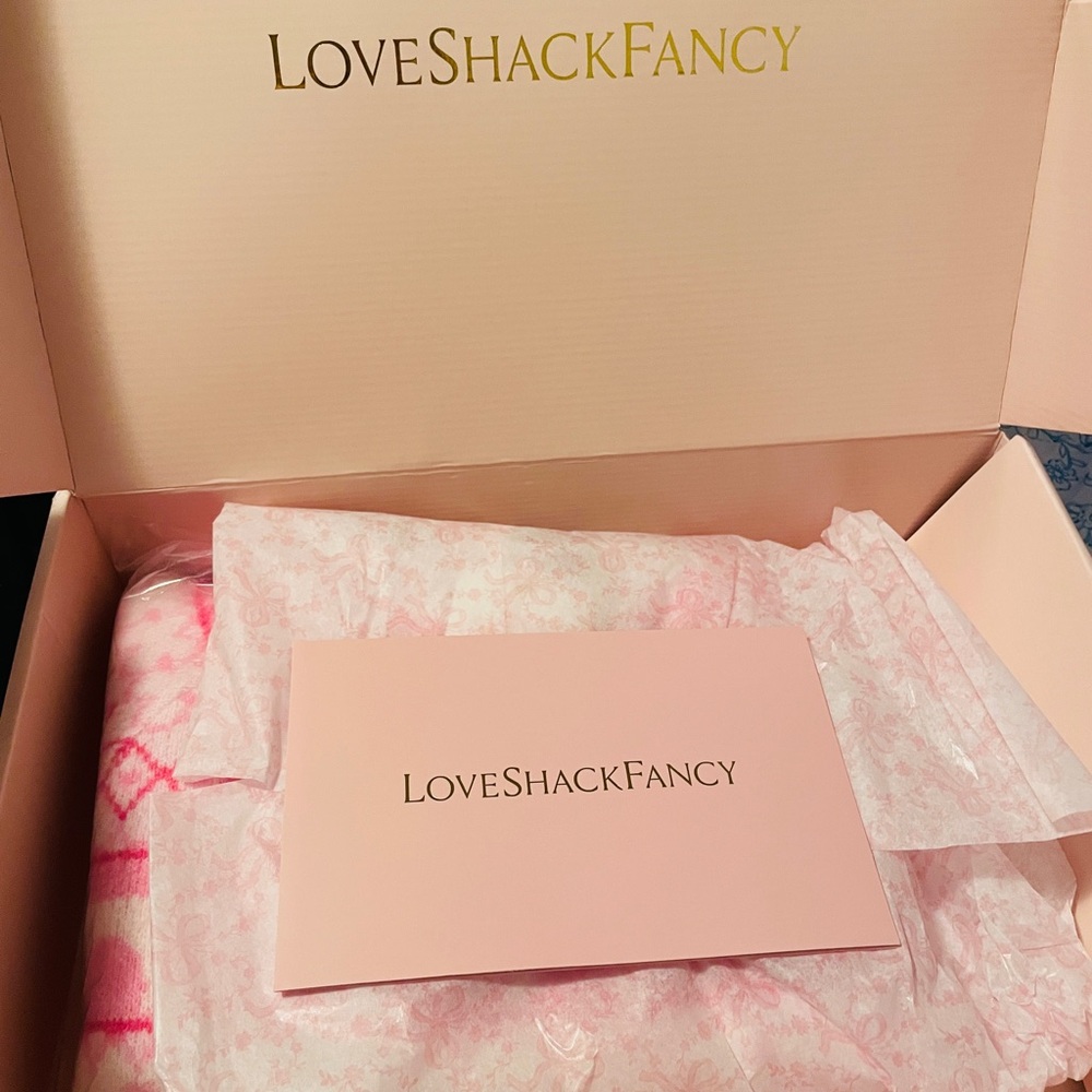 SOLD OUT LoveShackFancy VS Pink sweater New with tags size Small - Picture 2 of 3